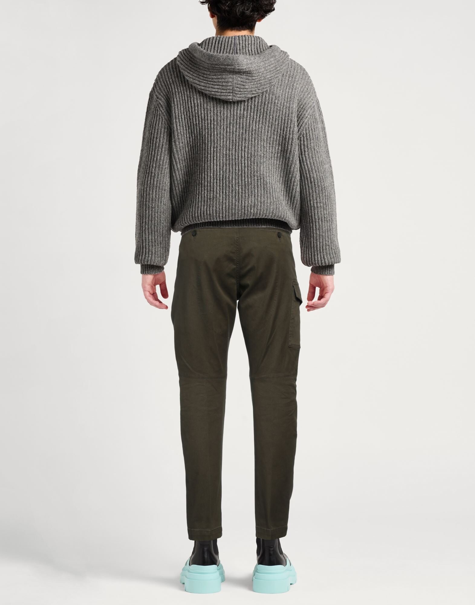 Khaki Men's Casual Pants - 3