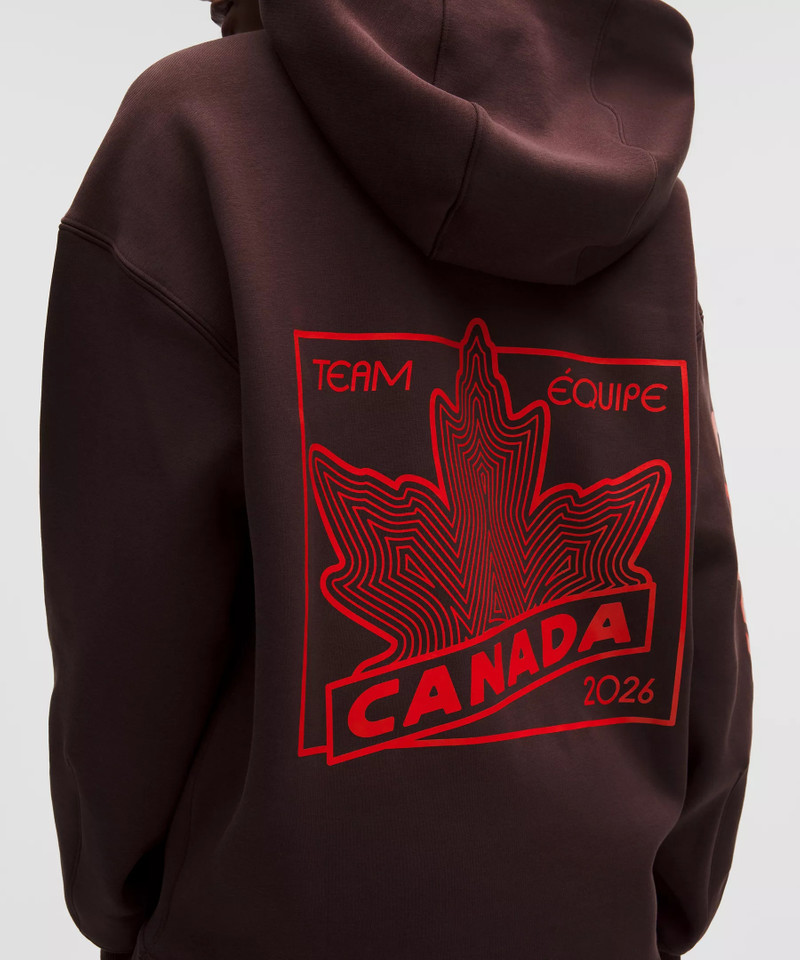 Team Canada Women's Big Cozy Ultra-Oversized Hoodie *COC Logo 7