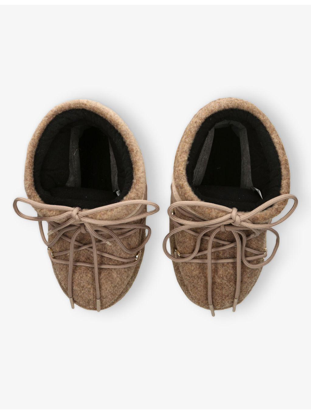 Icon Low lace-up felt snow boots - 2