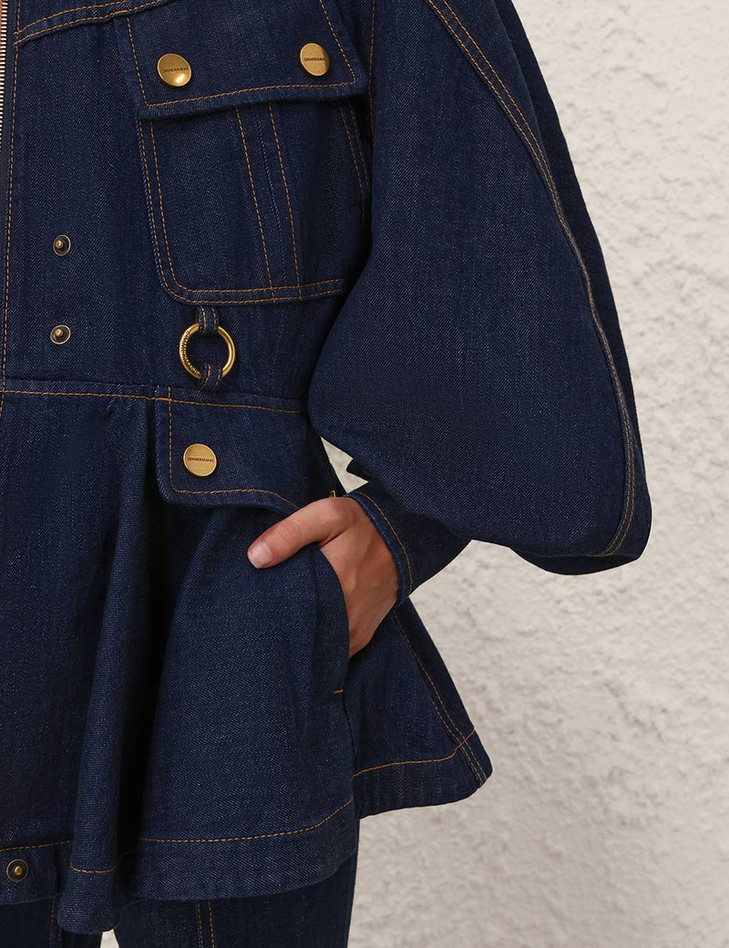 LUNA DENIM UTILITY JACKET 5