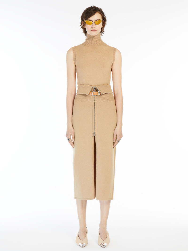 Sportmax ARDENZA Sleeveless mock polo-neck sweater outlook