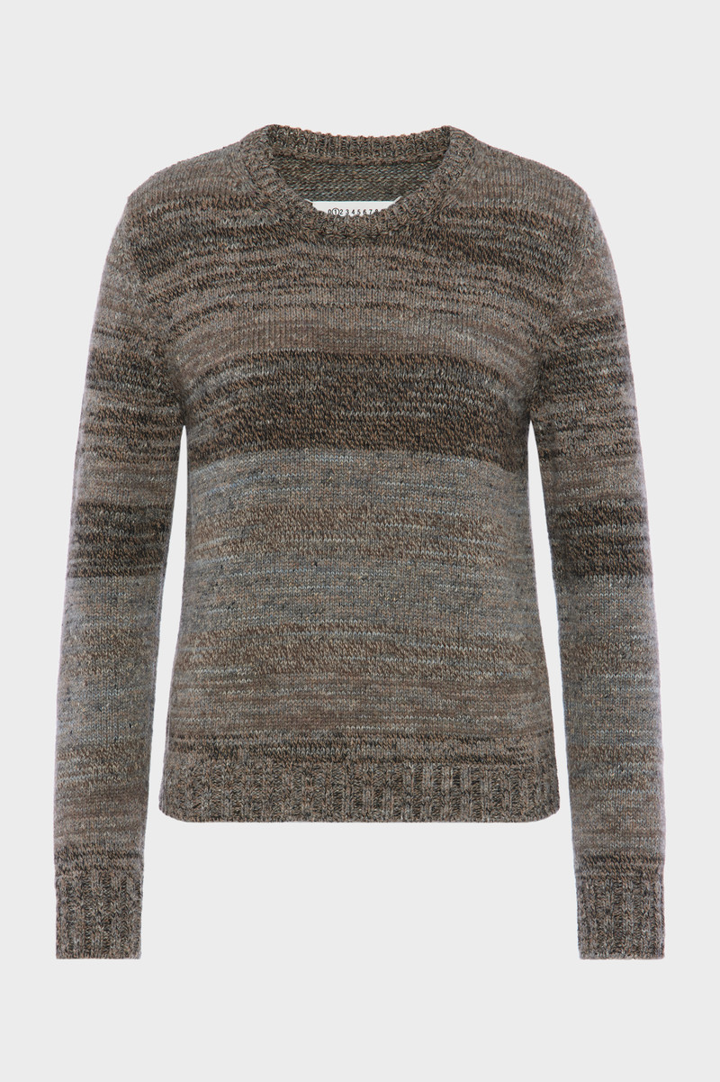 Virgin-wool crewneck knit 1