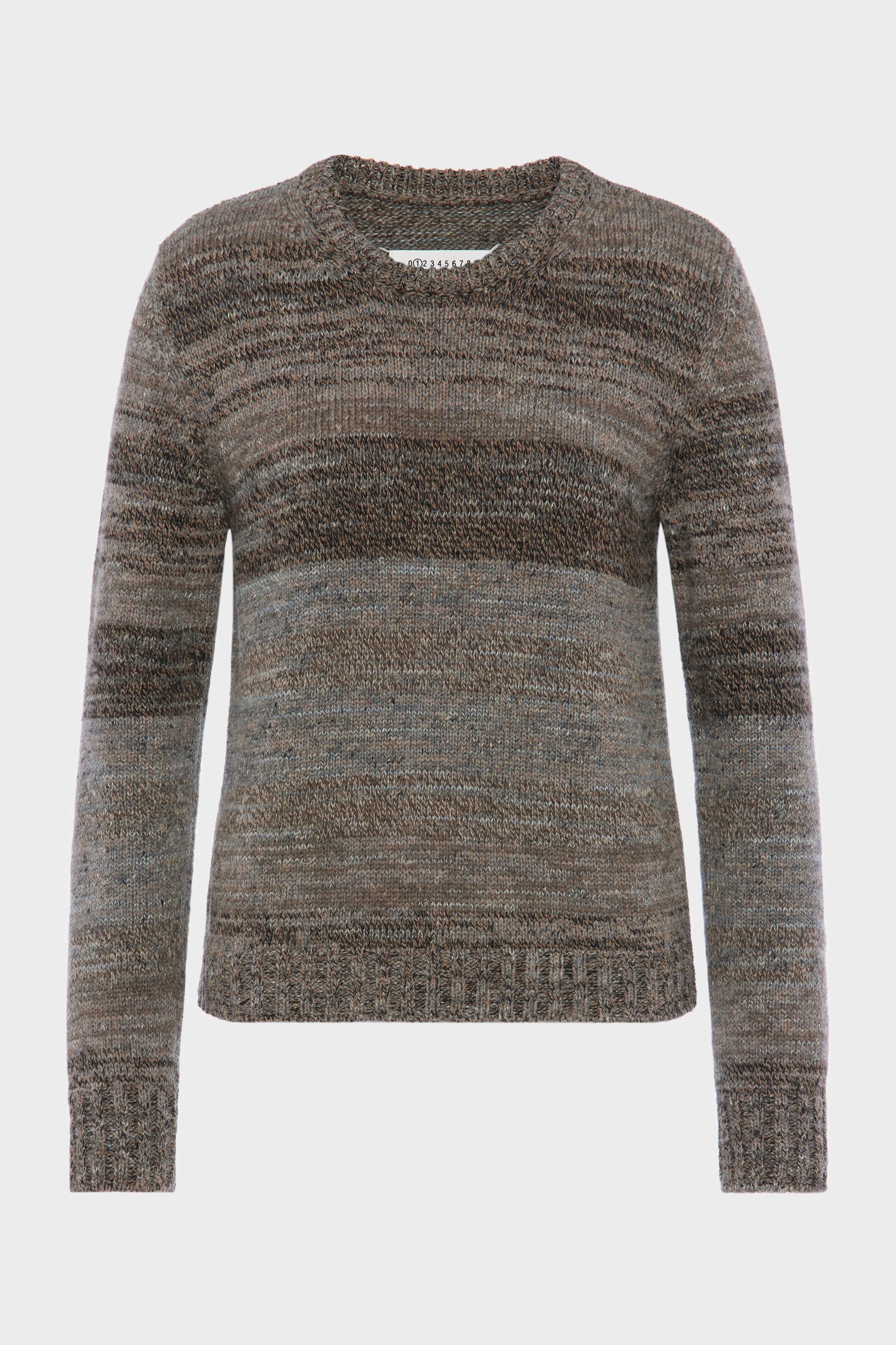 Virgin-wool crewneck knit - 1