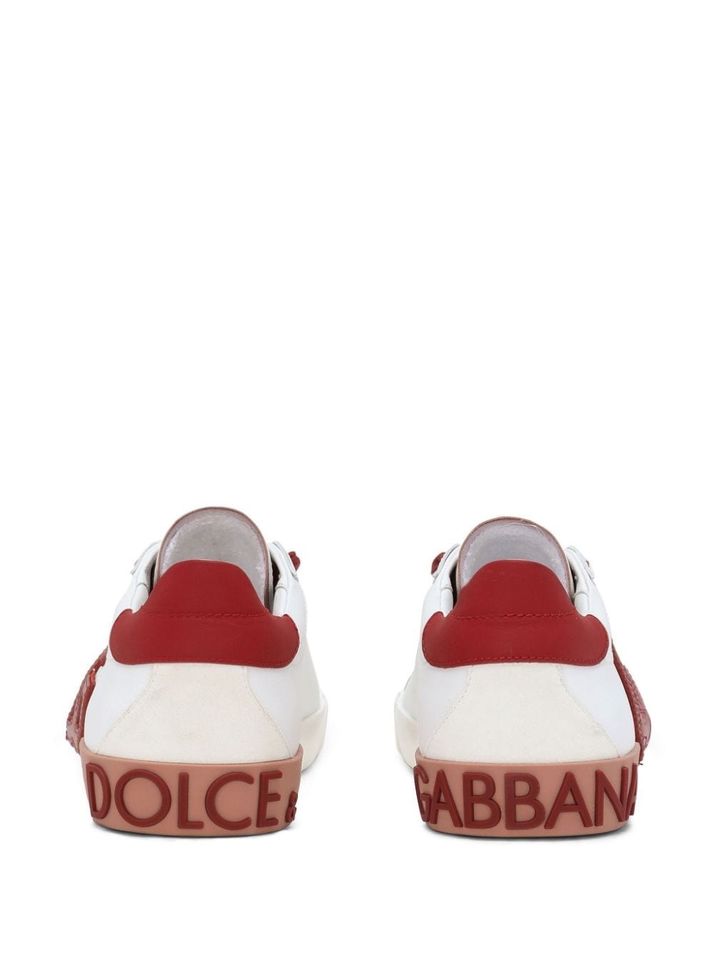 Portofino logo-appliquÃ© leather sneakers - 3
