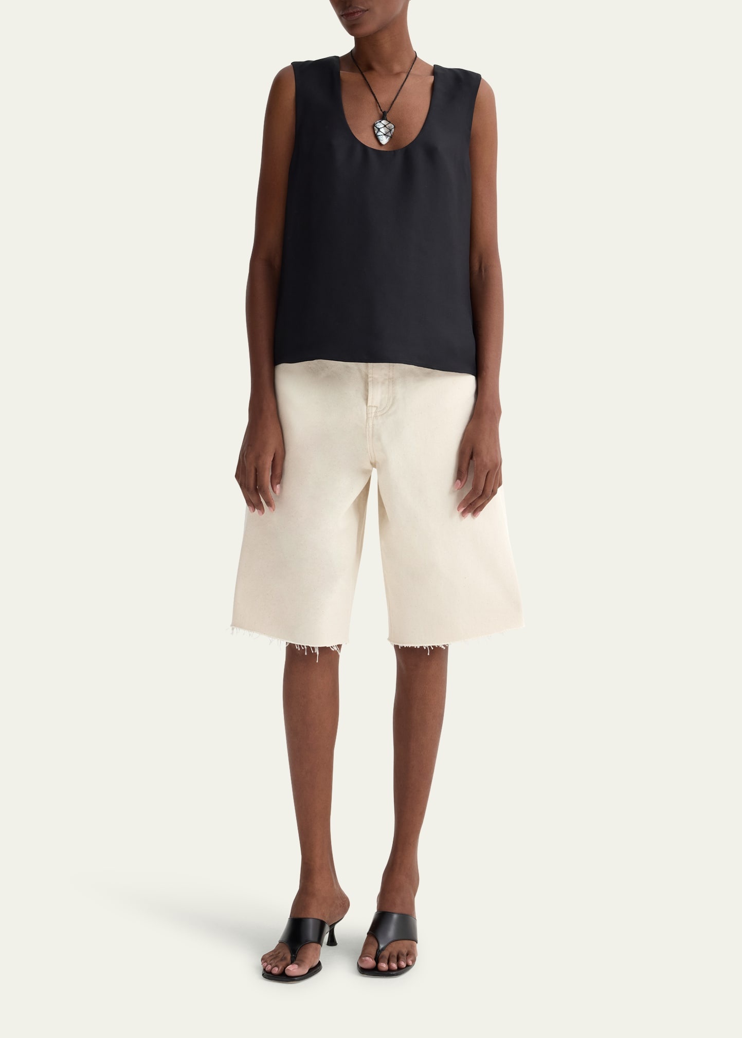Baggy Denim Shorts - 2