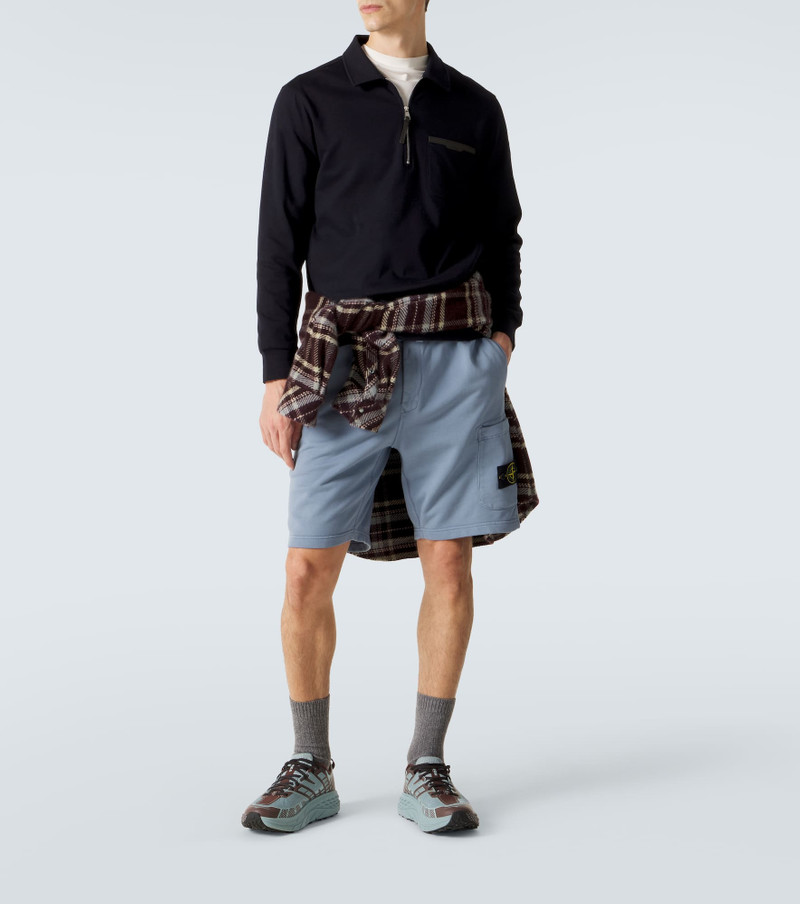 Stone Island Compass cotton shorts outlook