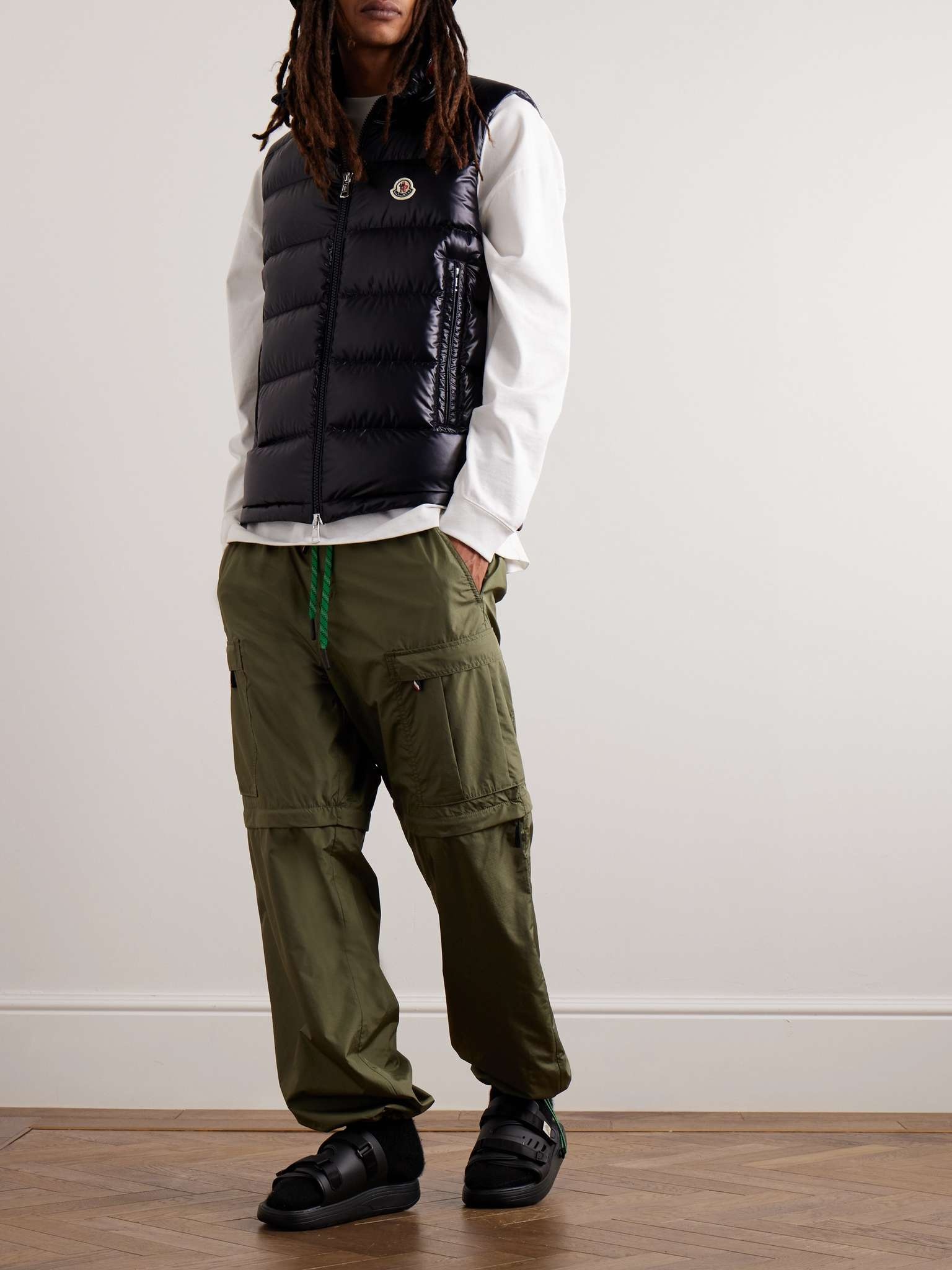 Ouse Logo-Appliquéd Quilted Shell Down Gilet - 2