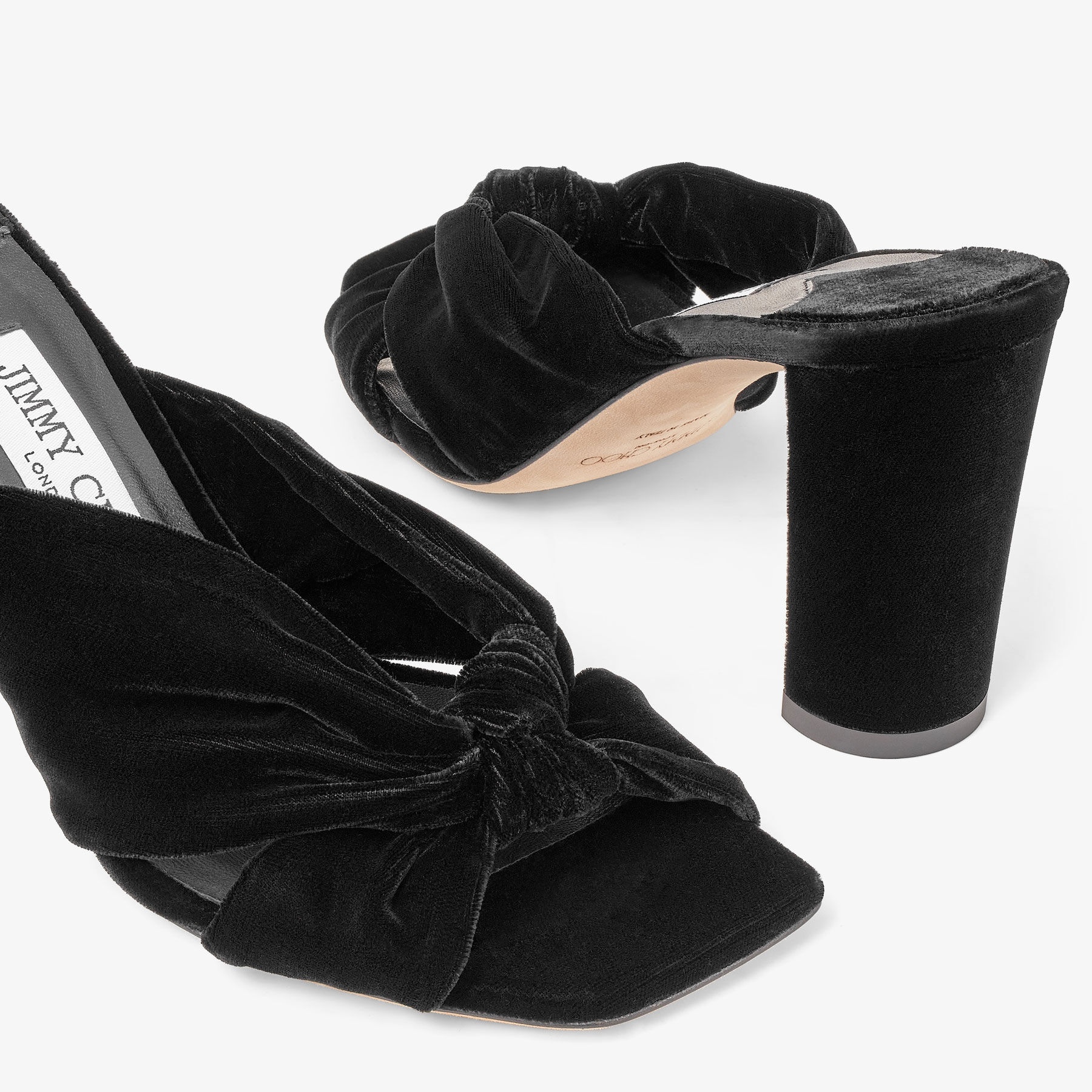 Avenue 85
Black Velvet Mules - 3