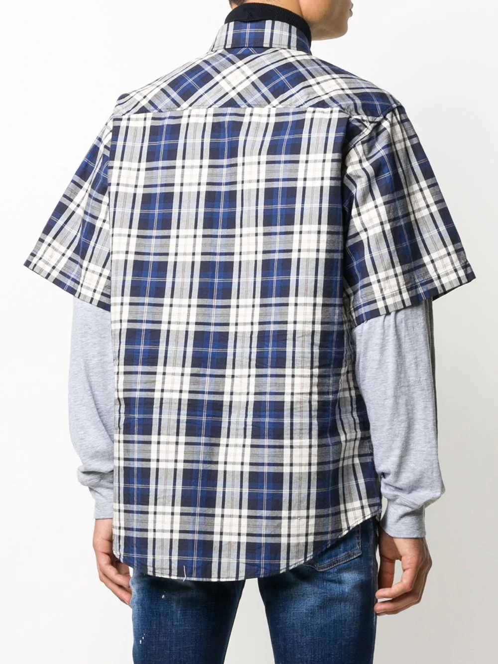 plaid long sleeve shirt - 4