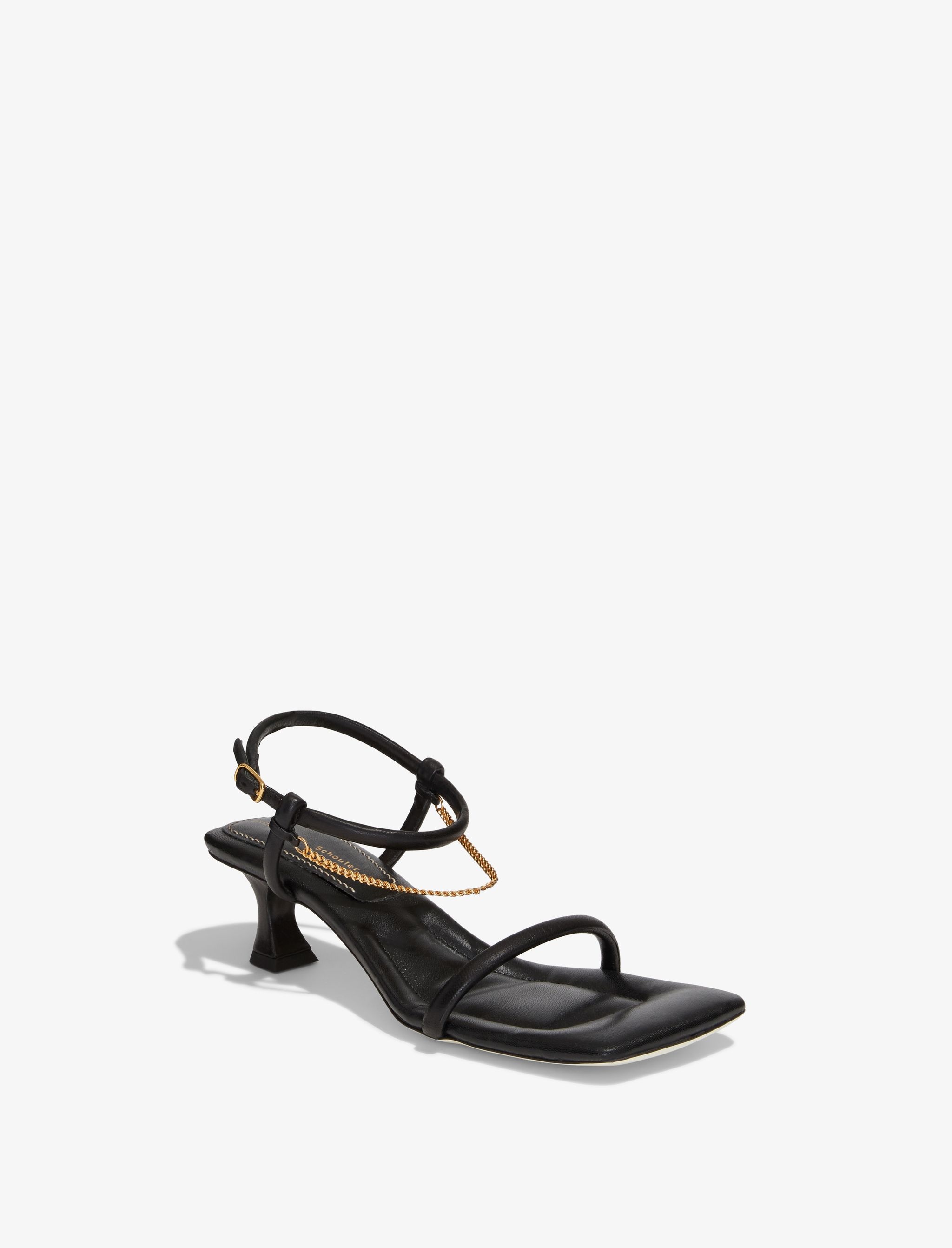 Square Padded Chain Sandals - 50mm - 2