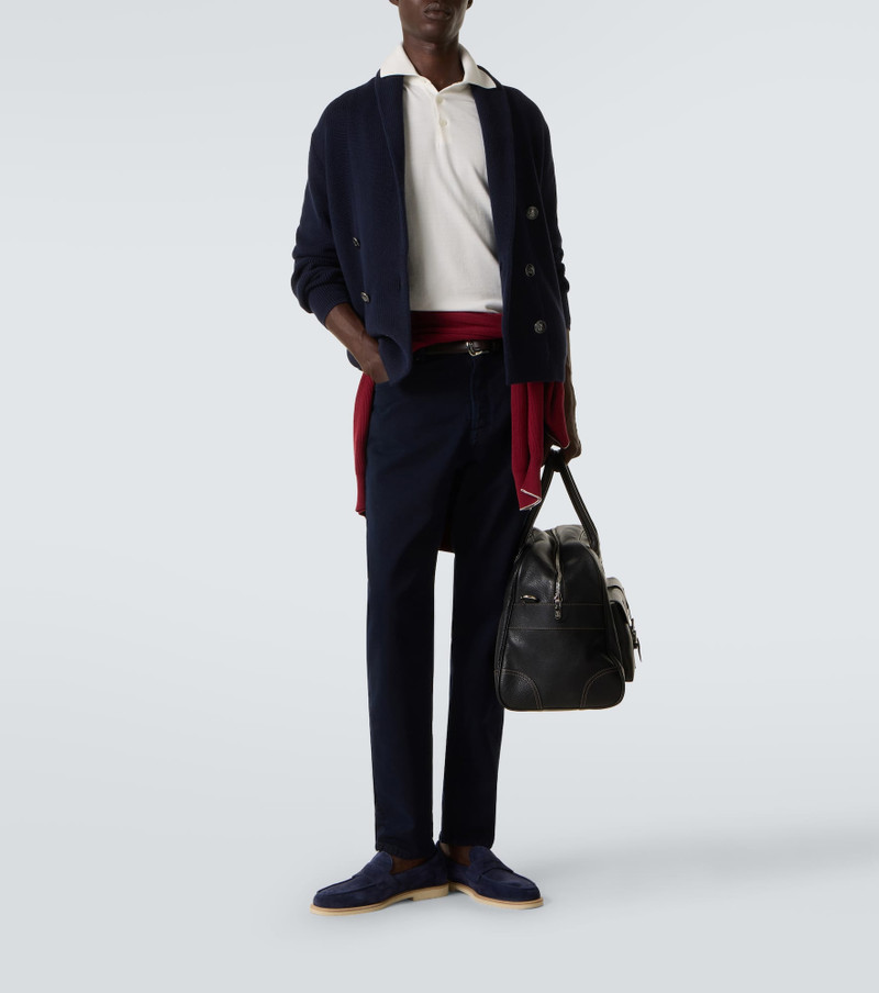 Brunello Cucinelli Suede penny loafers outlook