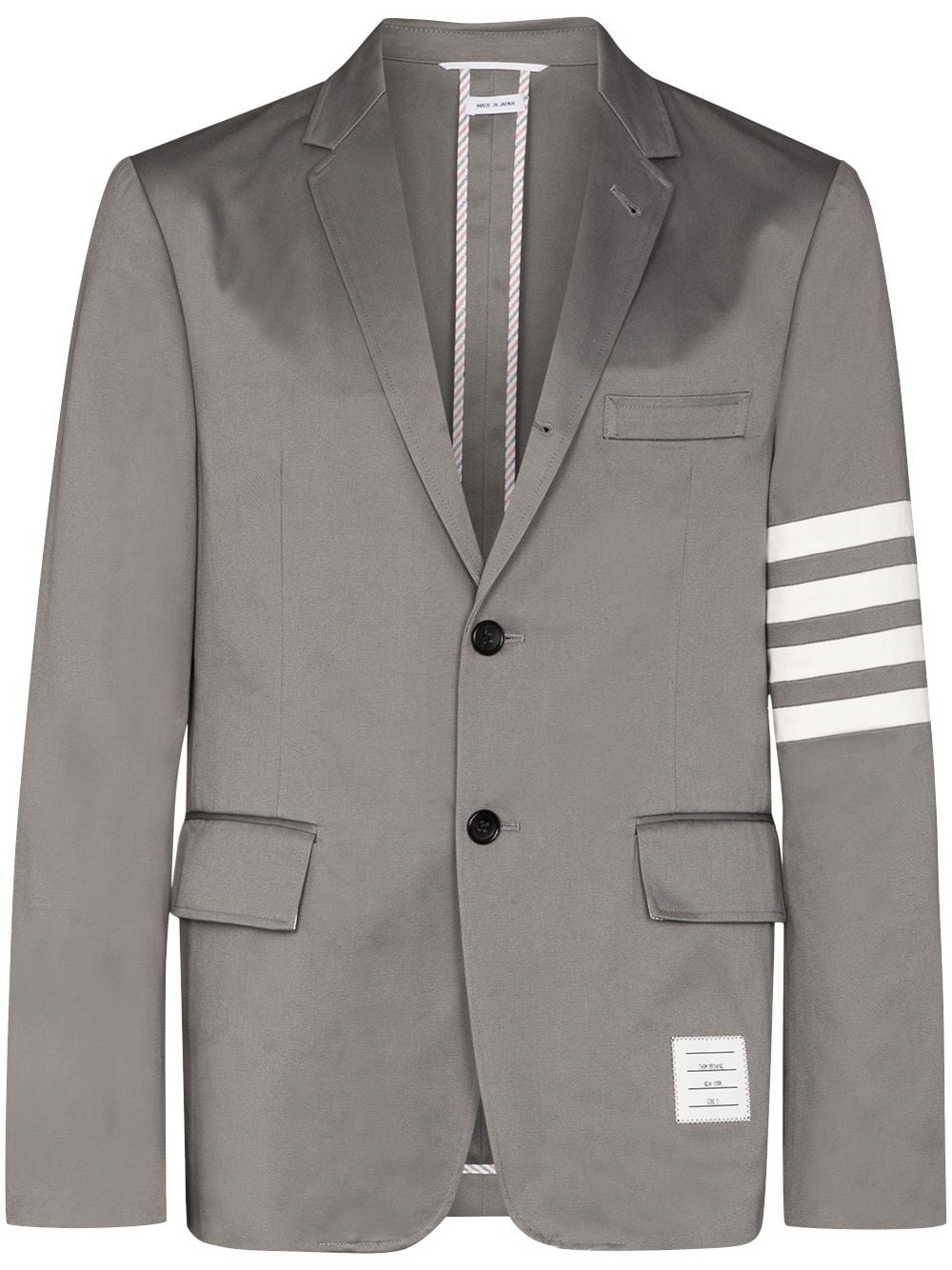 4-bar stripe single-breasted blazer - 1