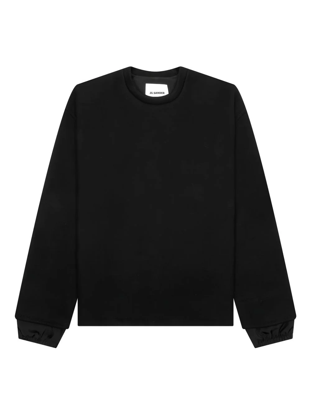 lined cuff sweatshirt - 1
