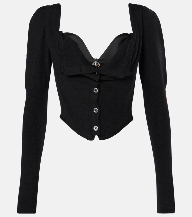Bea draped bustier top 1