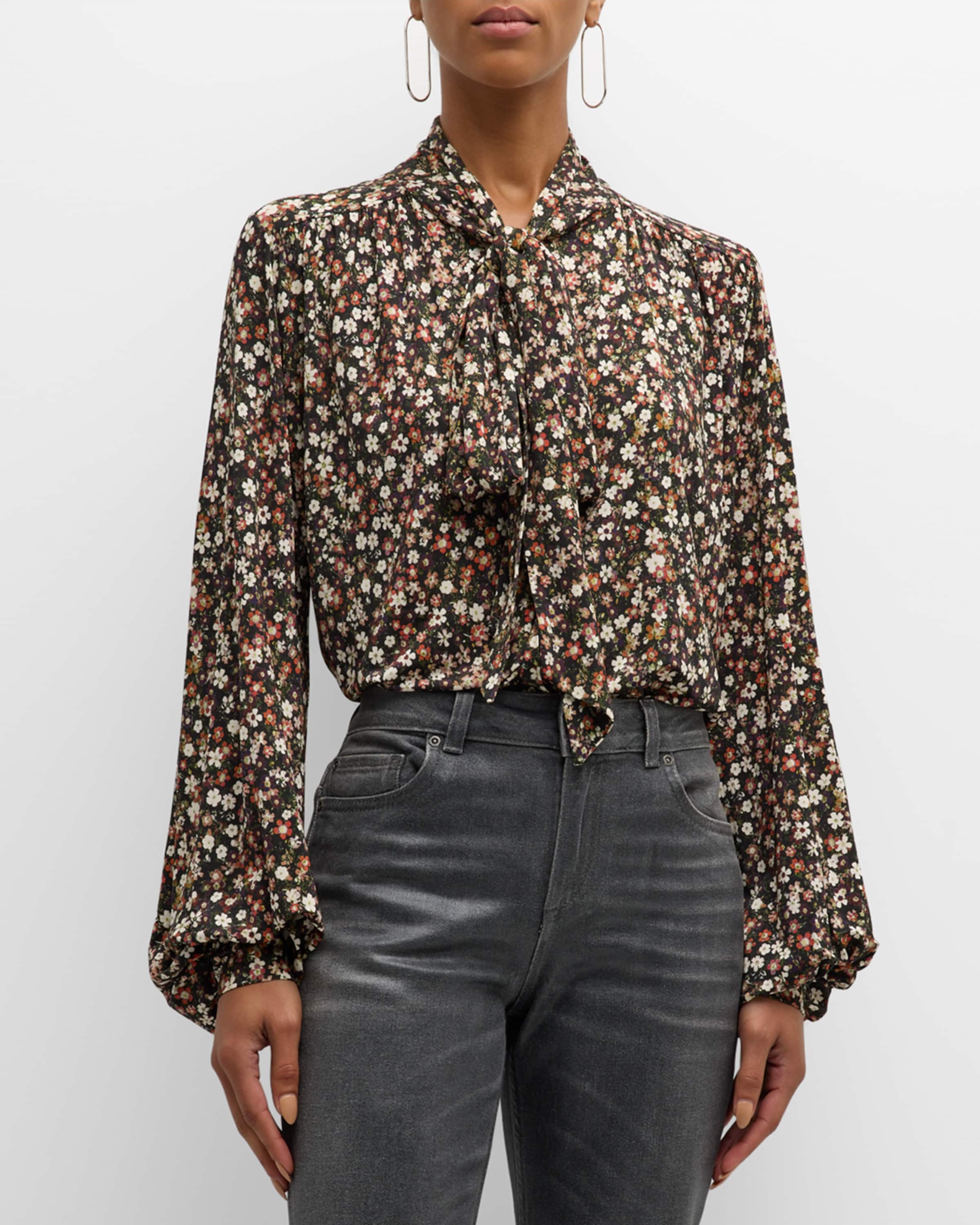 Millefleurs Dancing Floral-Print Blouse - 2