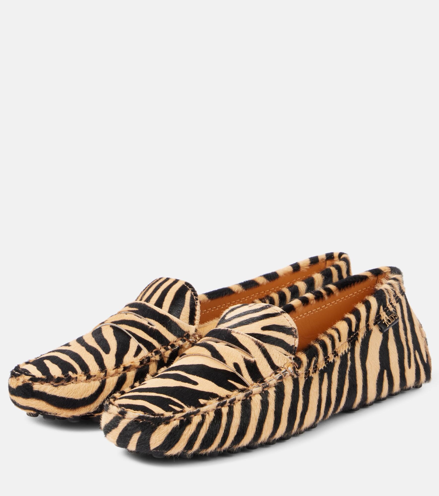 Gommino calf hair driving shoes - 5