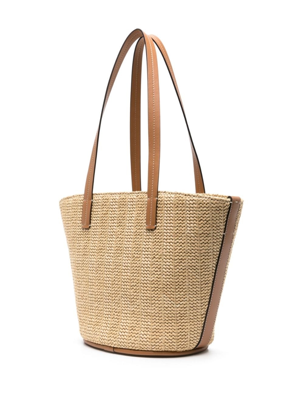 small Hubba raffia tote bag - 3