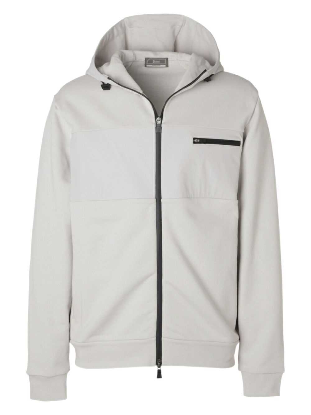 cotton hooded jacket - 1