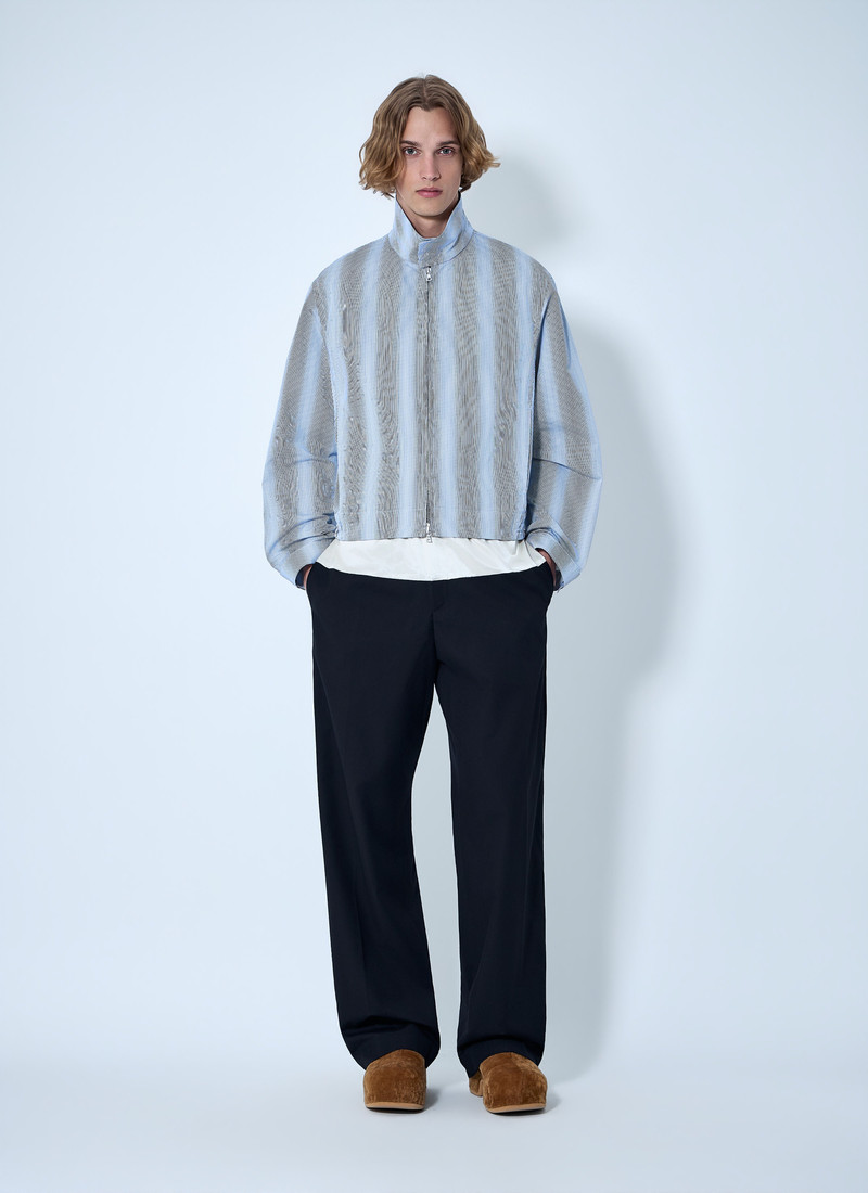 Dries Van Noten Striped Zip-Up Jacket outlook