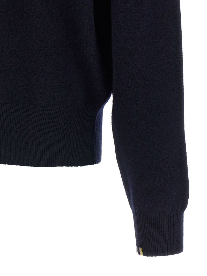 extreme cashmere crew-neck cuffed-sleeves sweater outlook