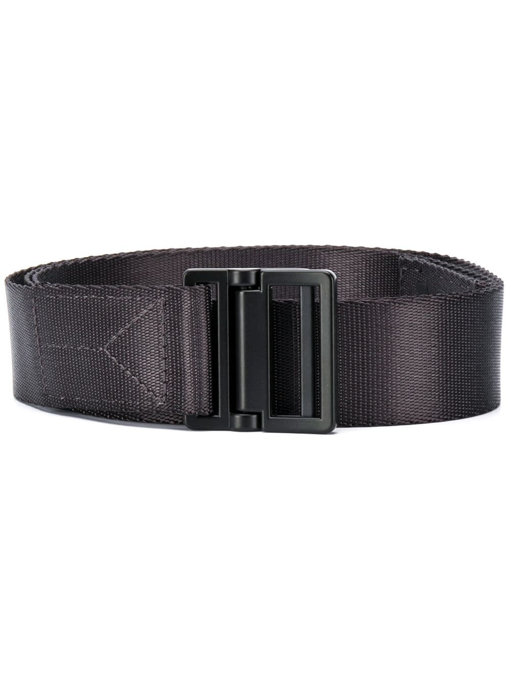 logo-print buckled belt - 1