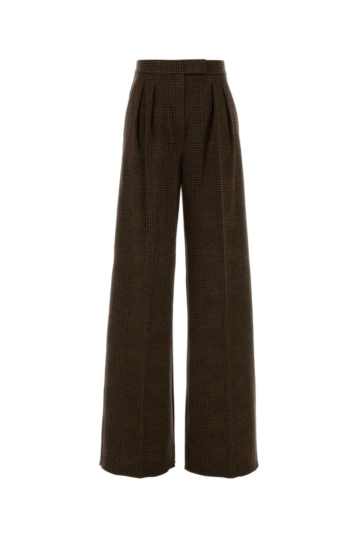 Max Mara Women Embroidered Cotton Blend Ponza Wide-Leg Pant - 1
