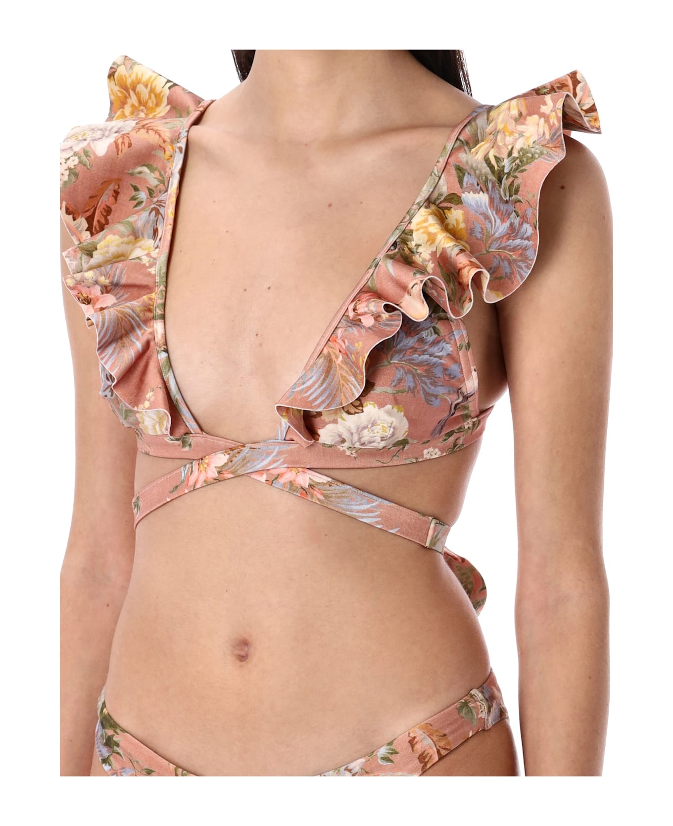Tallow Wrap Ruffle Bikini - 3
