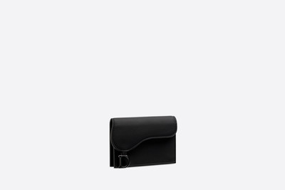 Dior Saddle Flap Card Holder outlook