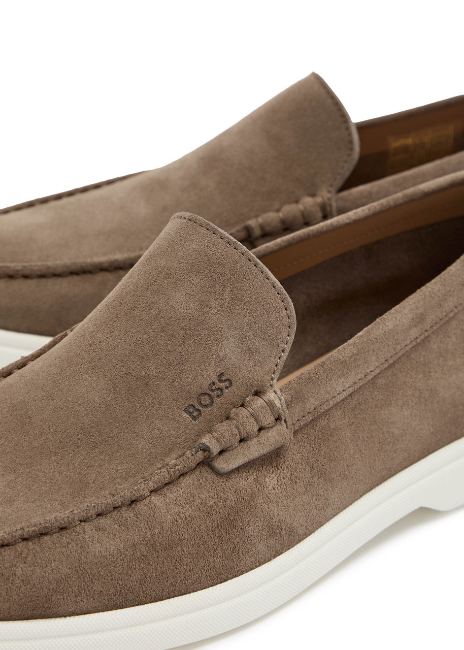 Boss Sienne Suede Loafers - 4