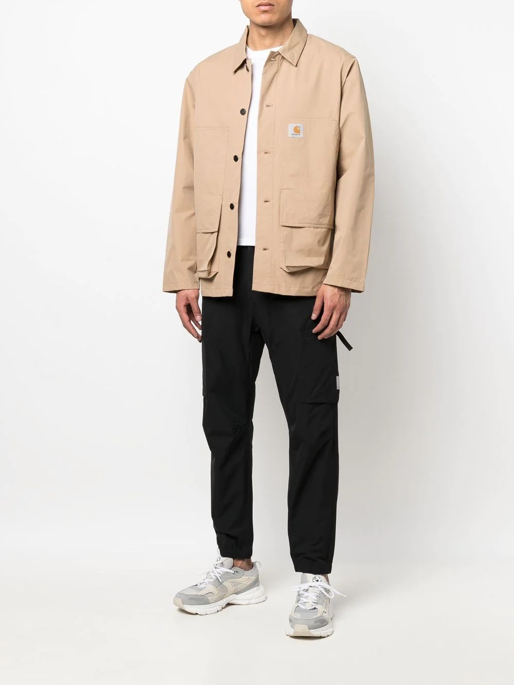 cargo pocket shirt jacket - 2