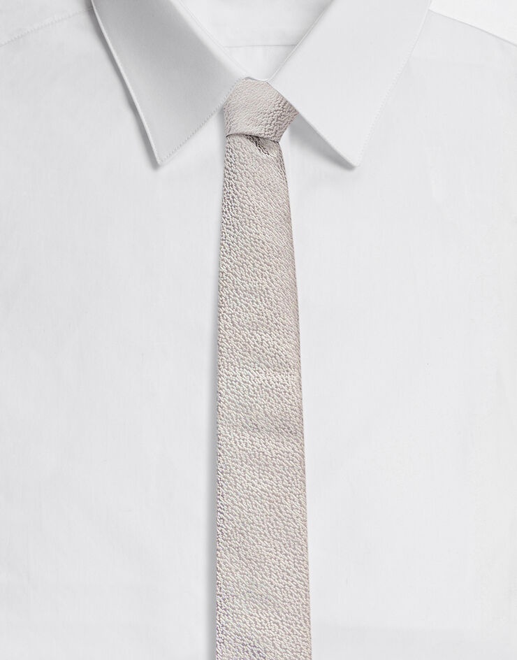 6 cm tie-design silk jacquard blade tie - 1