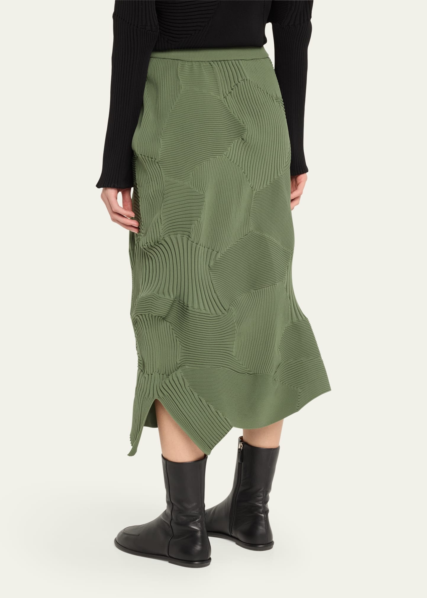 Kone Kone Textural Ribbed Skirt - 3