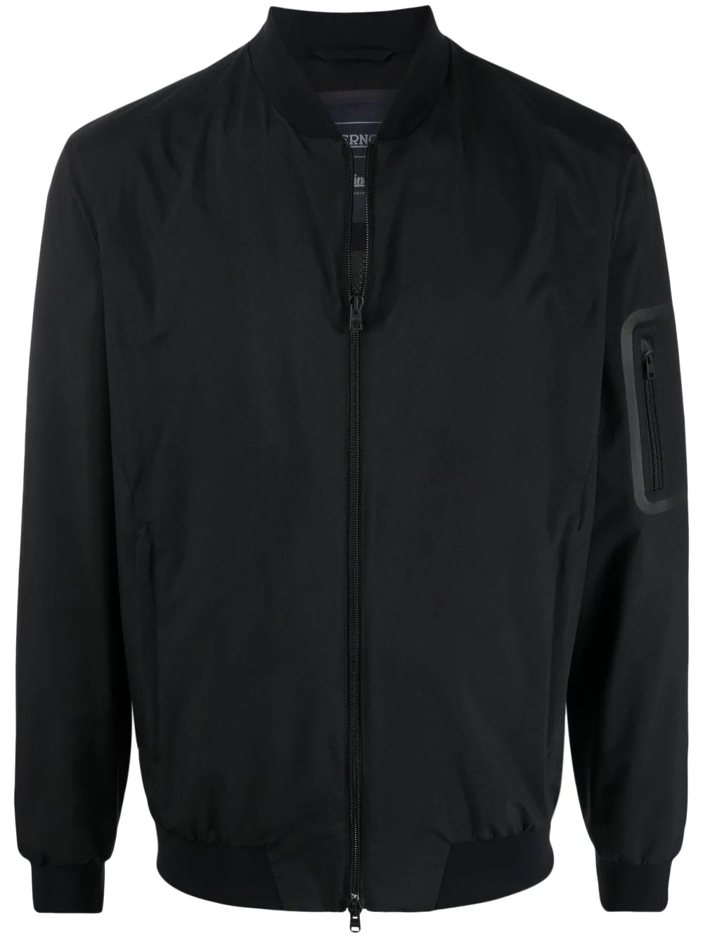 zip-pocket bomber jacket - 1