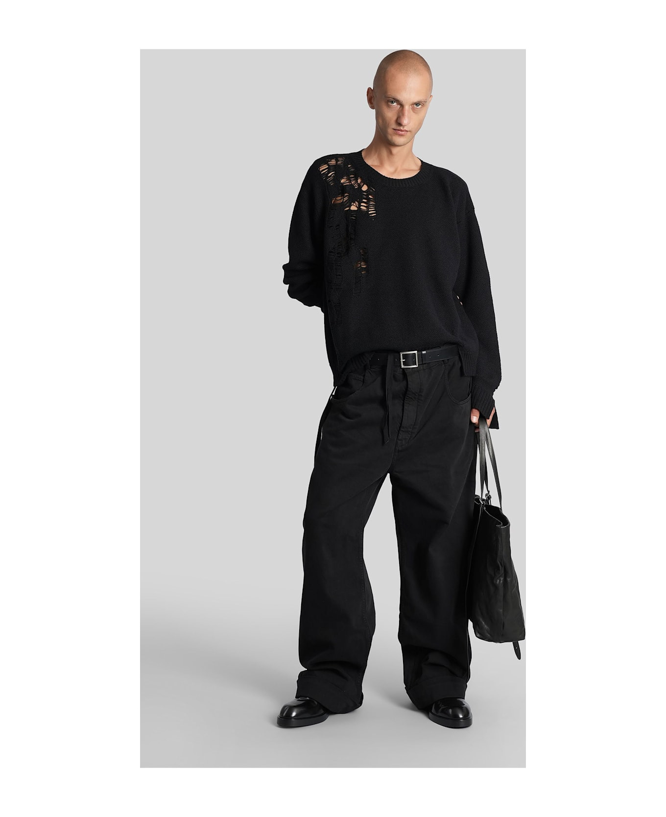 Michael Jeans In Black Cotton - 2