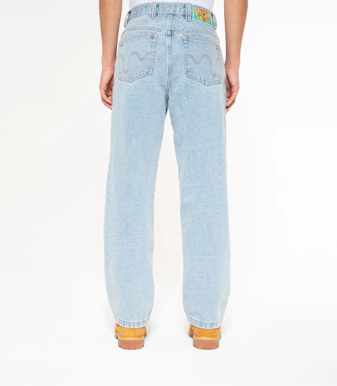 RUNNING DOG DOUBLE SCOOP DENIM PANT - 6