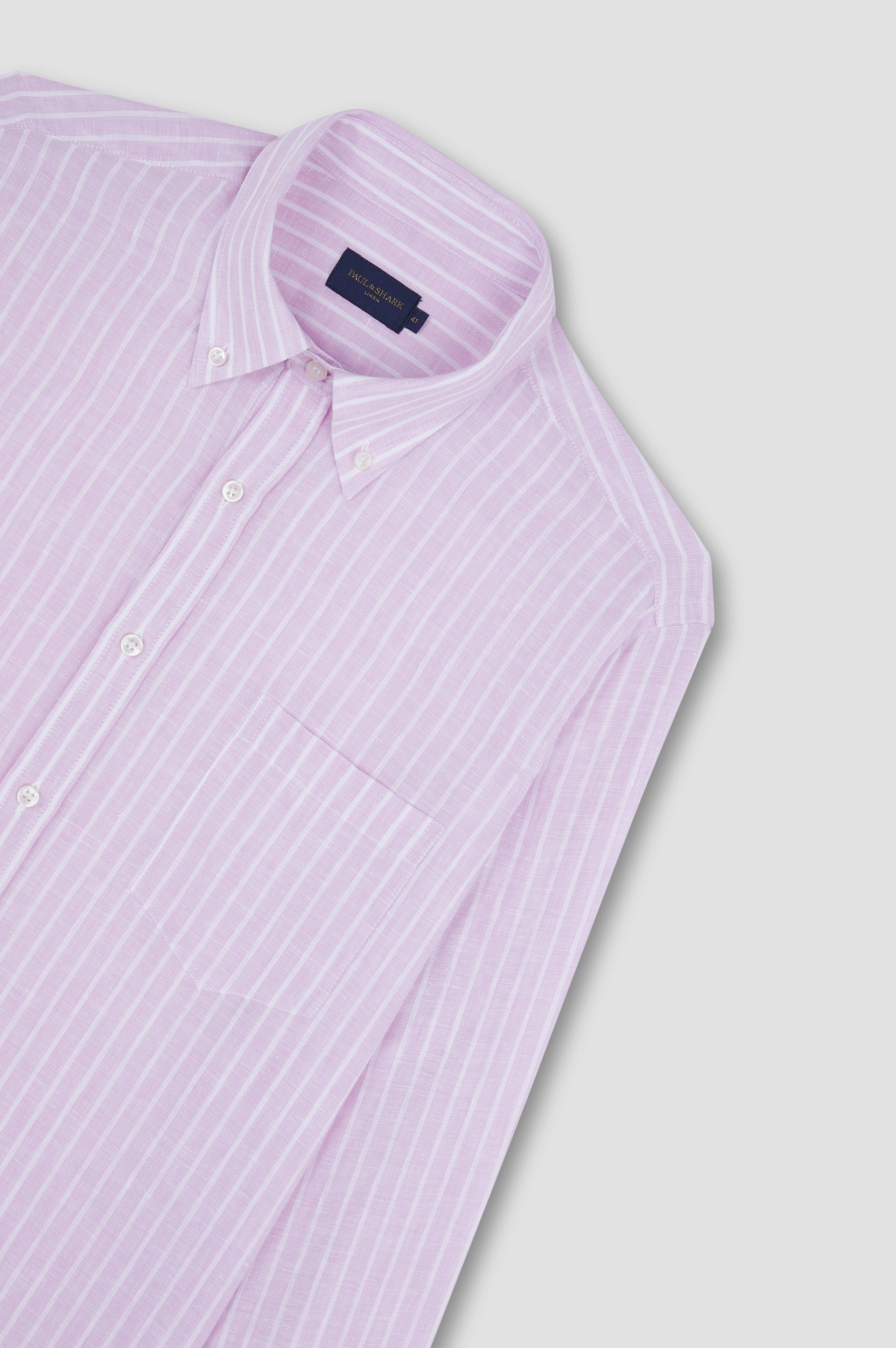 STRIPED LINEN SHIRT - 5