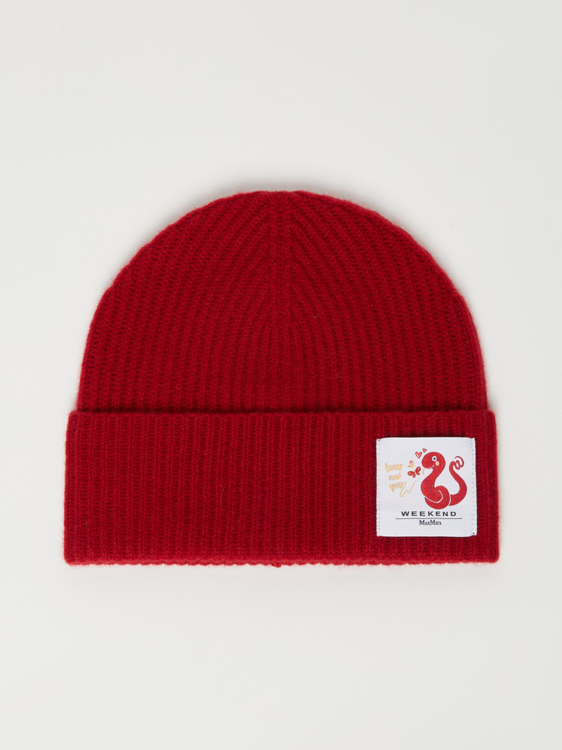RASOIO Rib-knit cashmere beanie 1