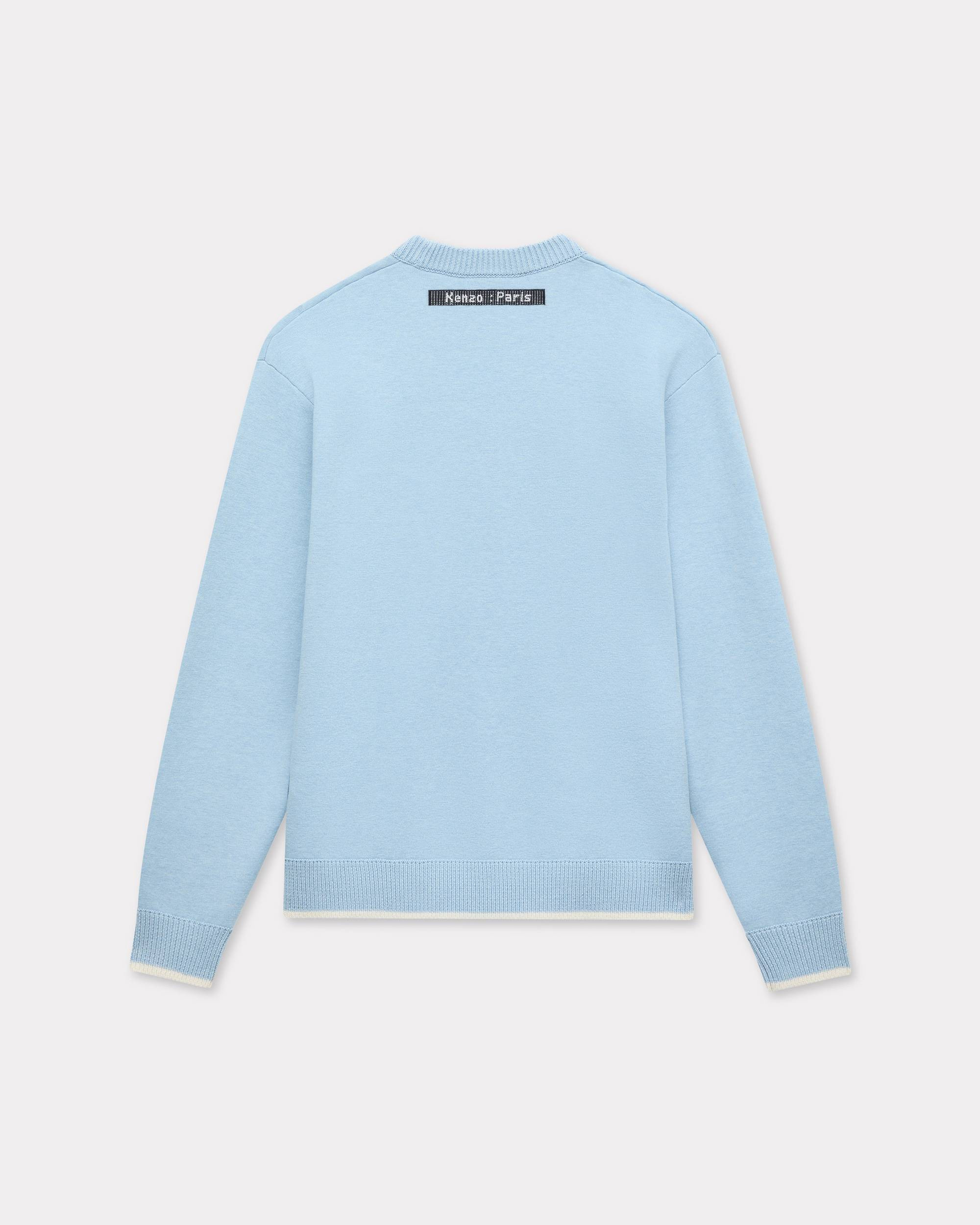 'KENZO City' embroidered jumper in cotton wool - 2