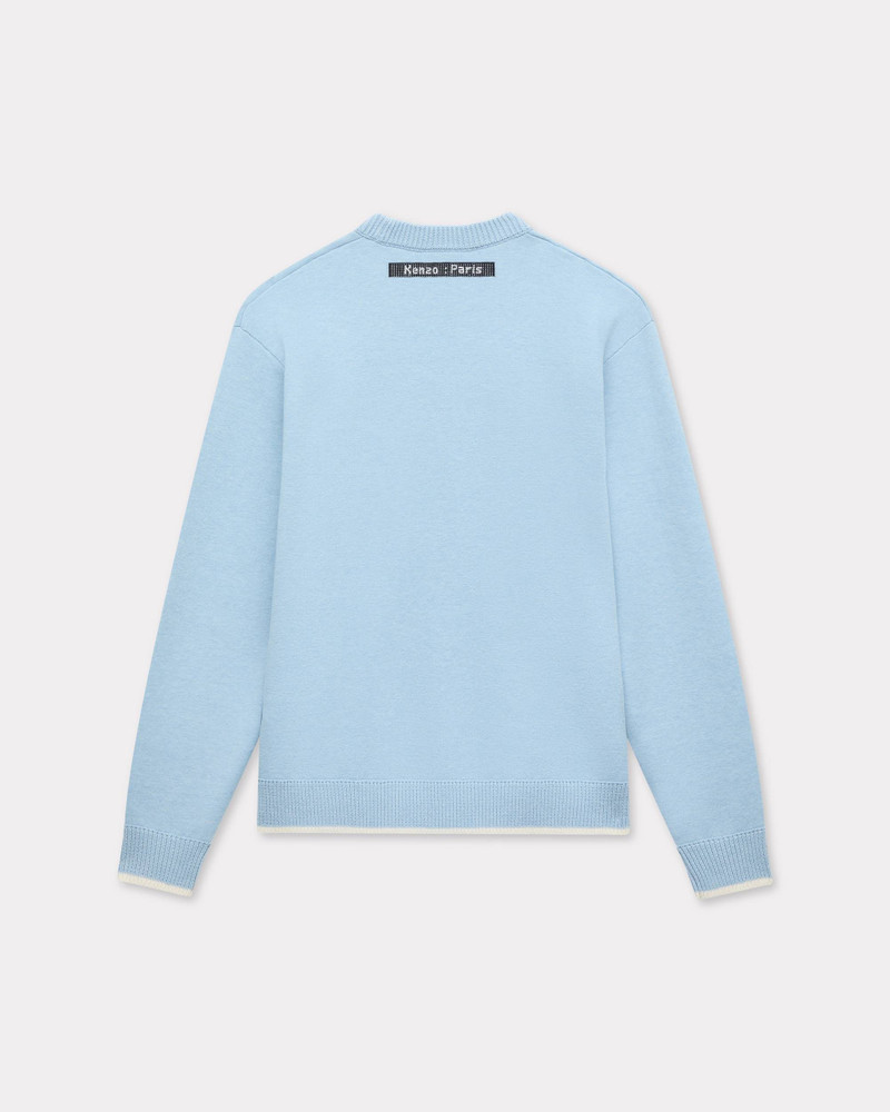 KENZO 'KENZO City' embroidered jumper in cotton wool outlook