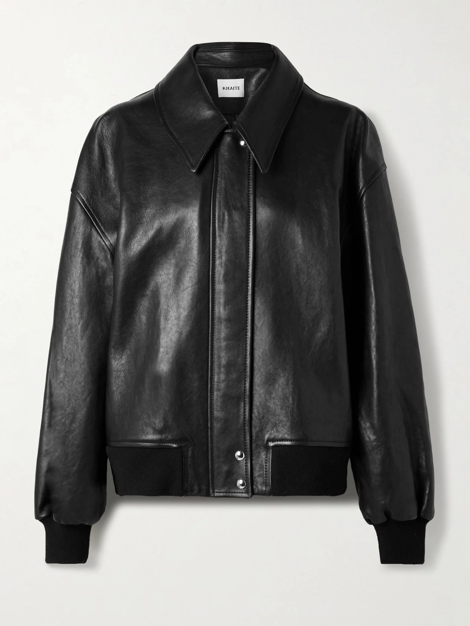 Shelman leather bomber jacket Black - 1