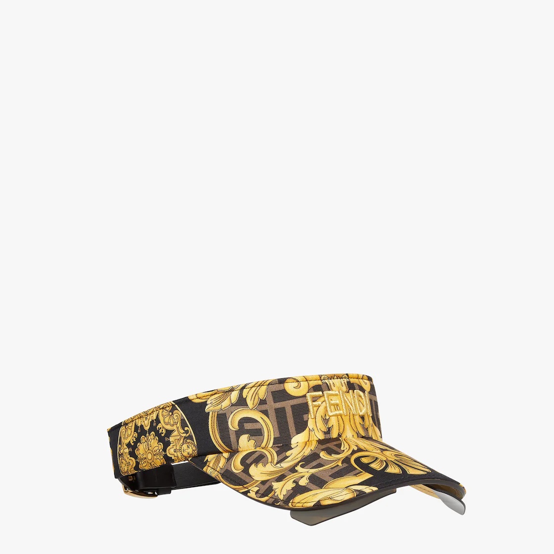 Fendace black silk visor - 3