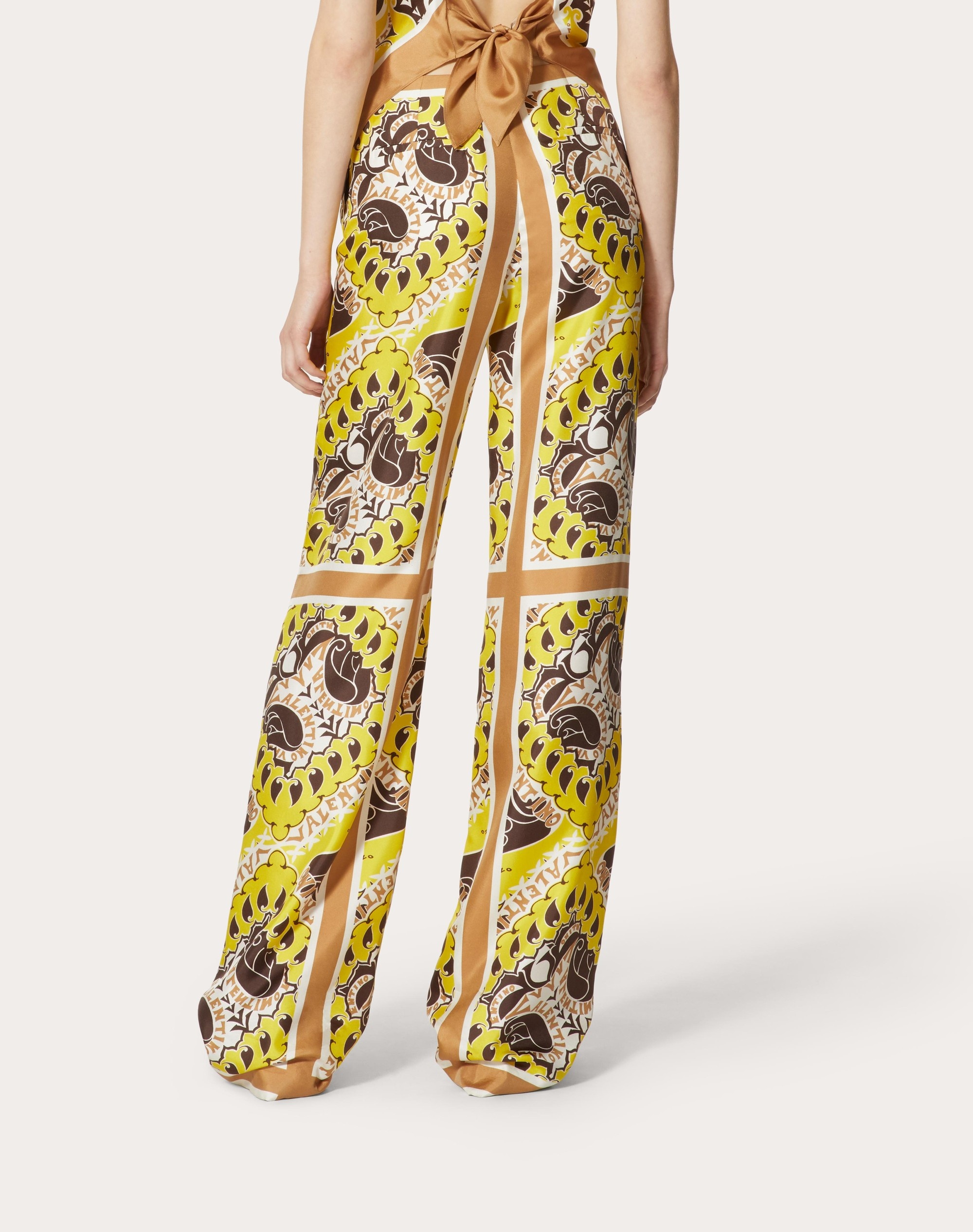MANIFESTO BANDANA FOULARD TWILL PANTS - 4