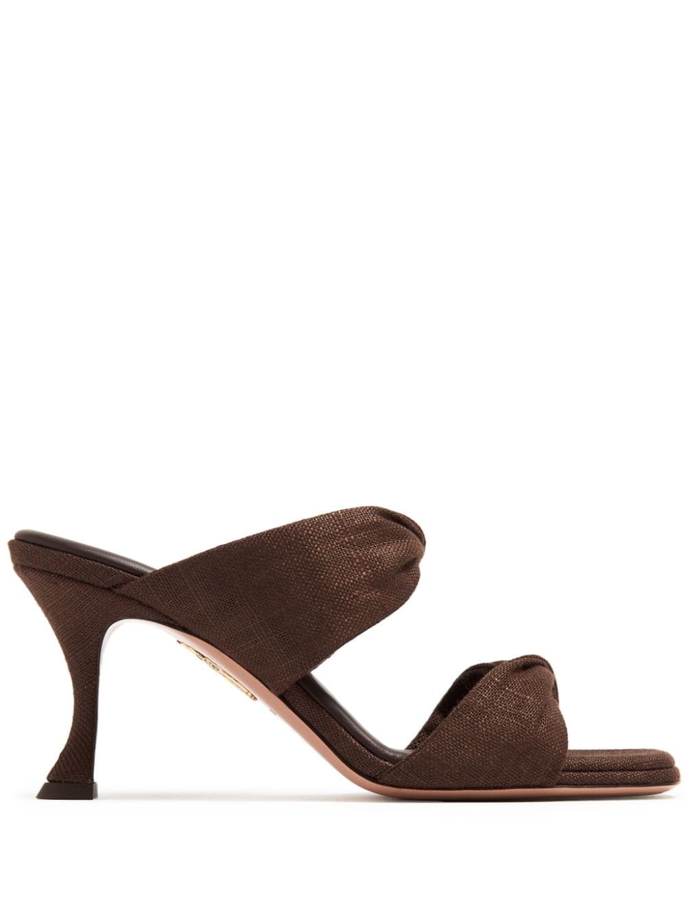 Twist-strap 75mm sandals - 1