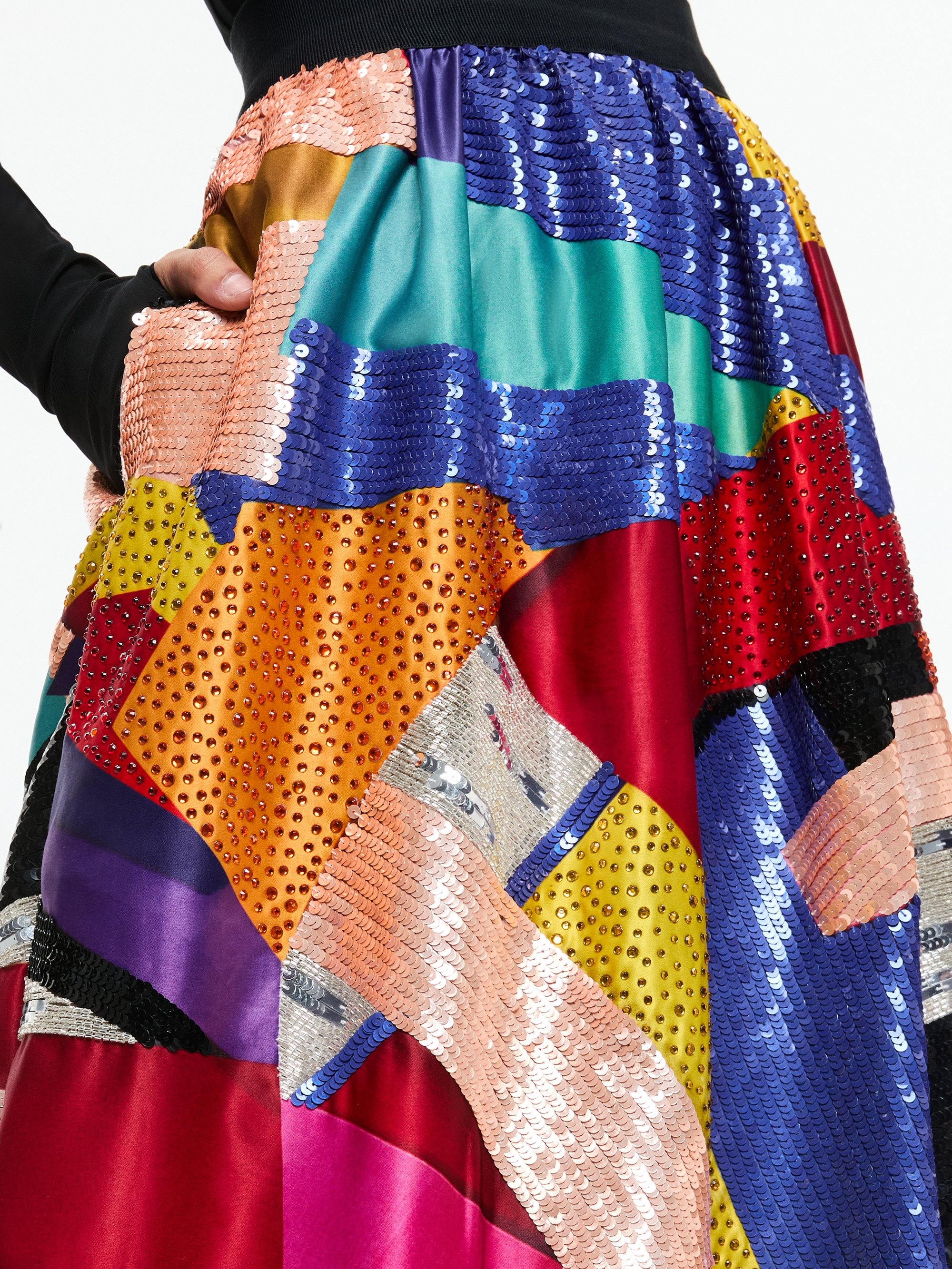 A+O X TOM WESSELMANN TINA EMBELLISHED BALLGOWN SKIRT - 6