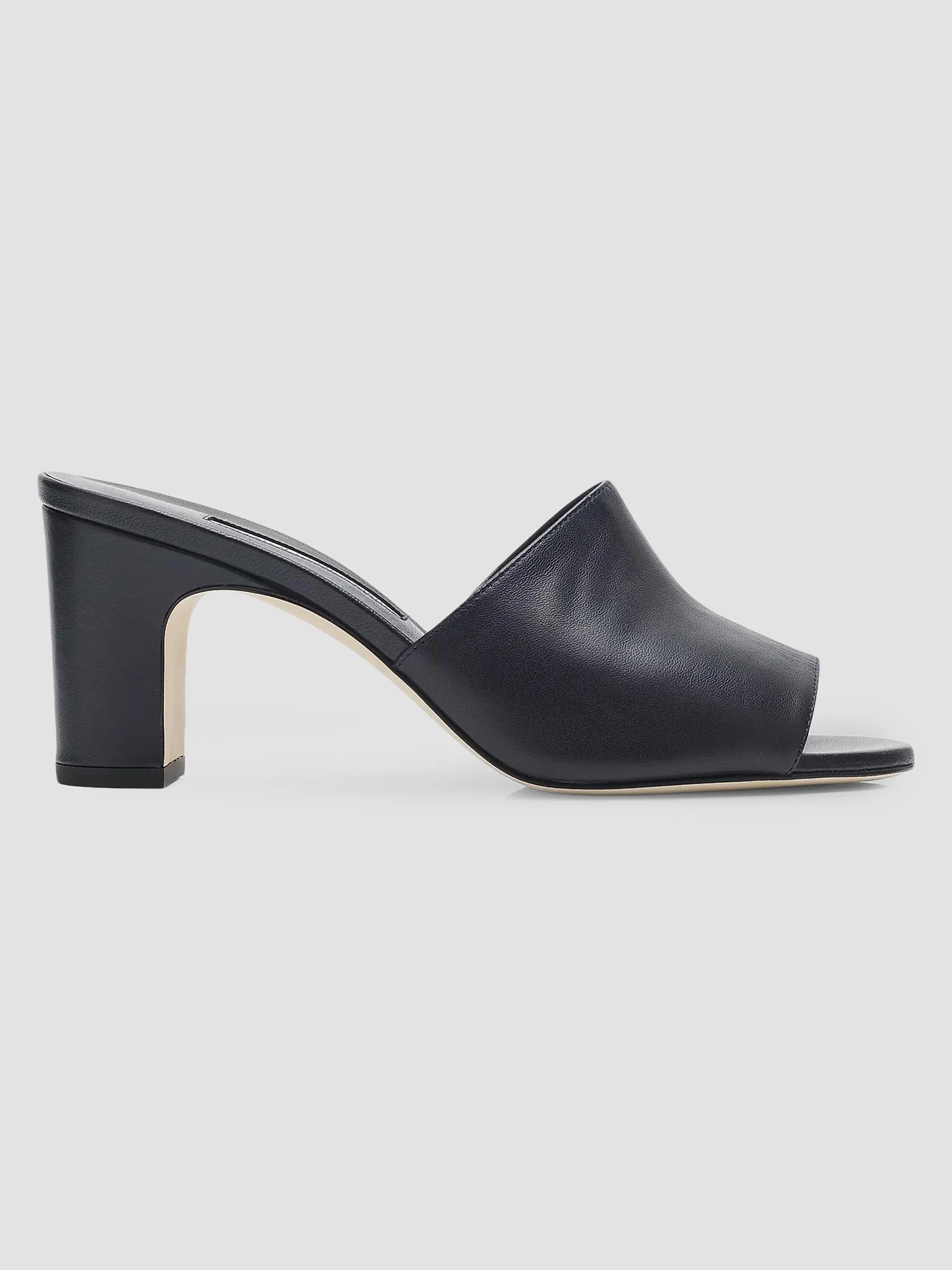 Women's Rapallabar Leather Sandals - Navy - 1