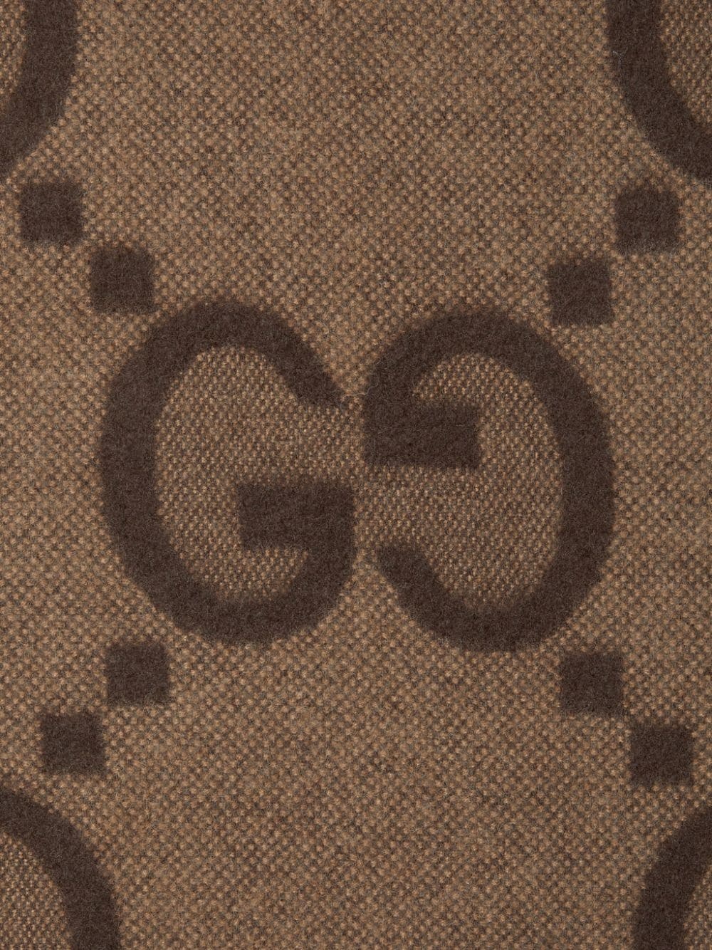 GG-logo reversible cashmere cape - 2