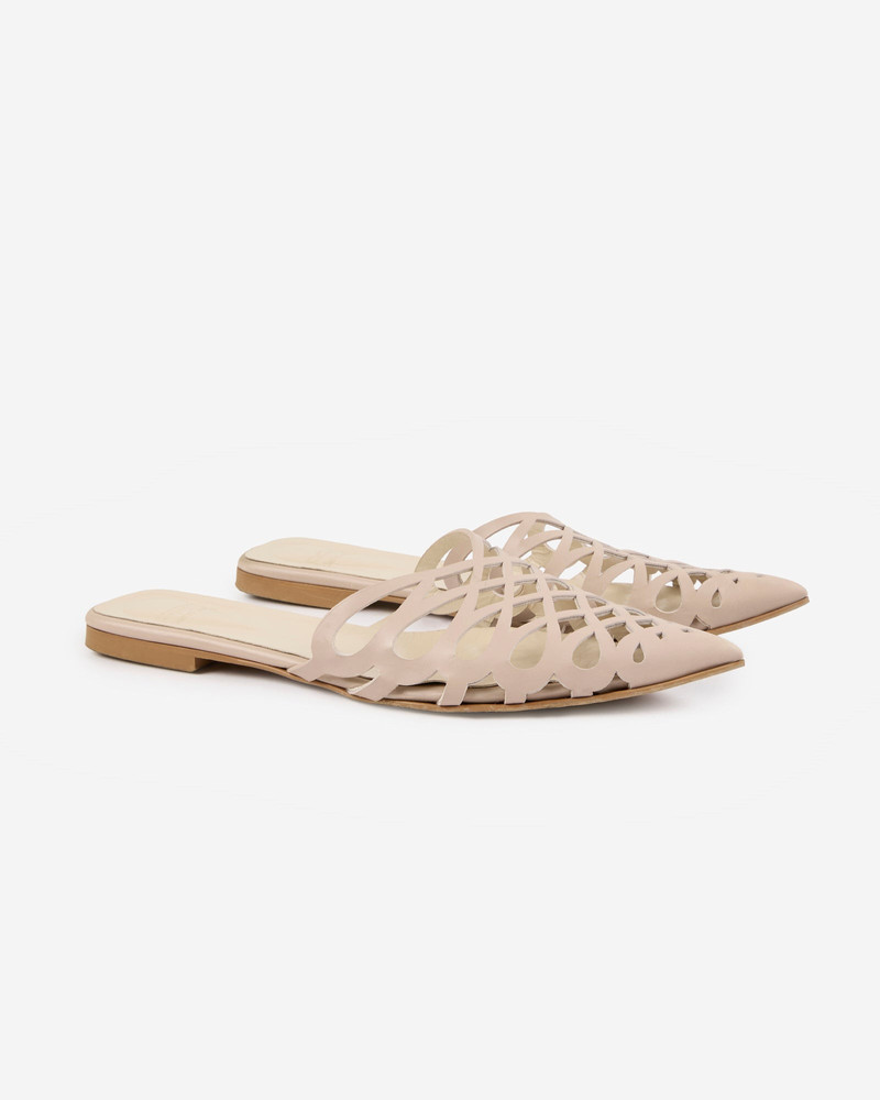 SLOWEAR Leather mules outlook