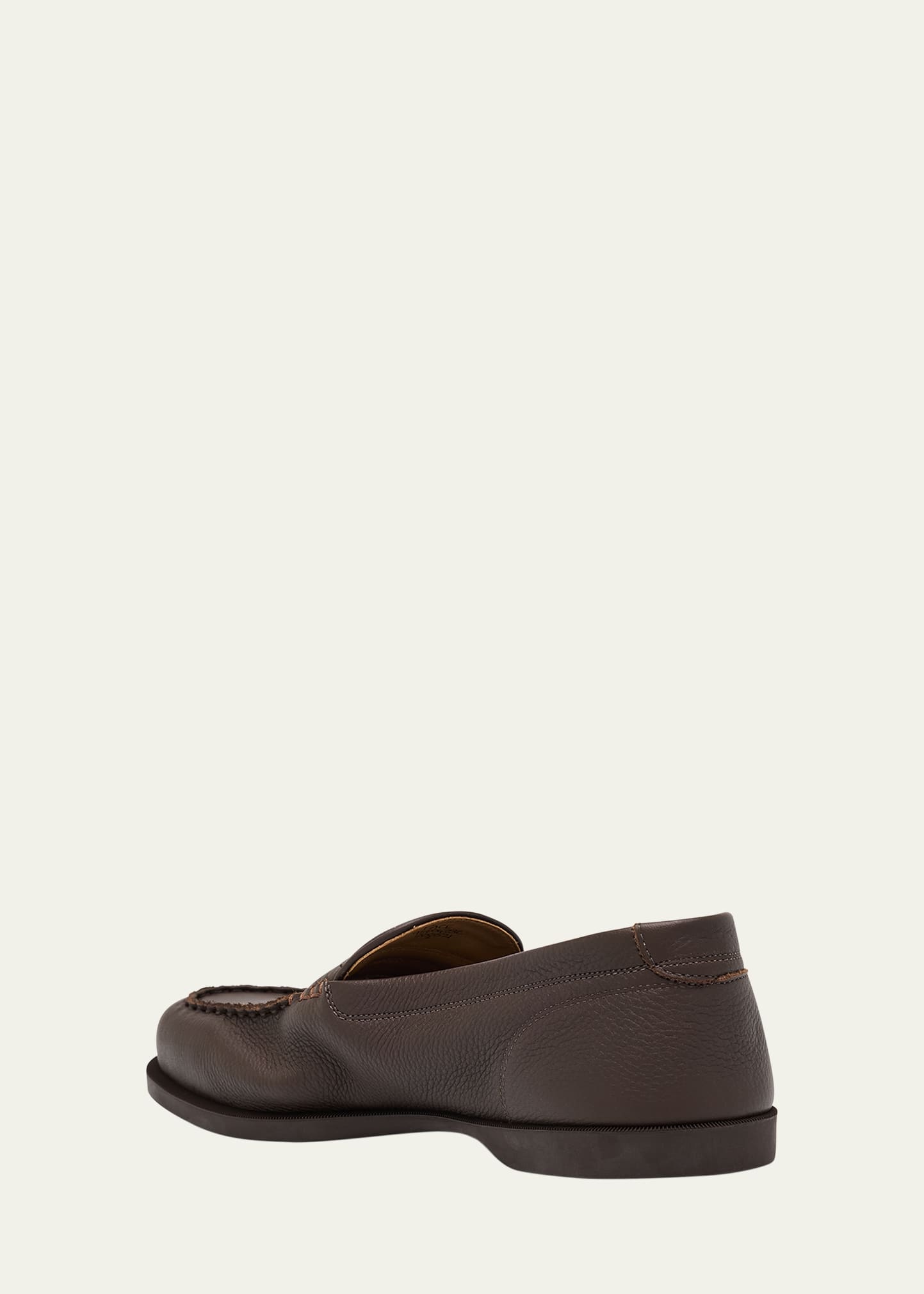 Men's Pace Grained Leather Penny Loafers - 2