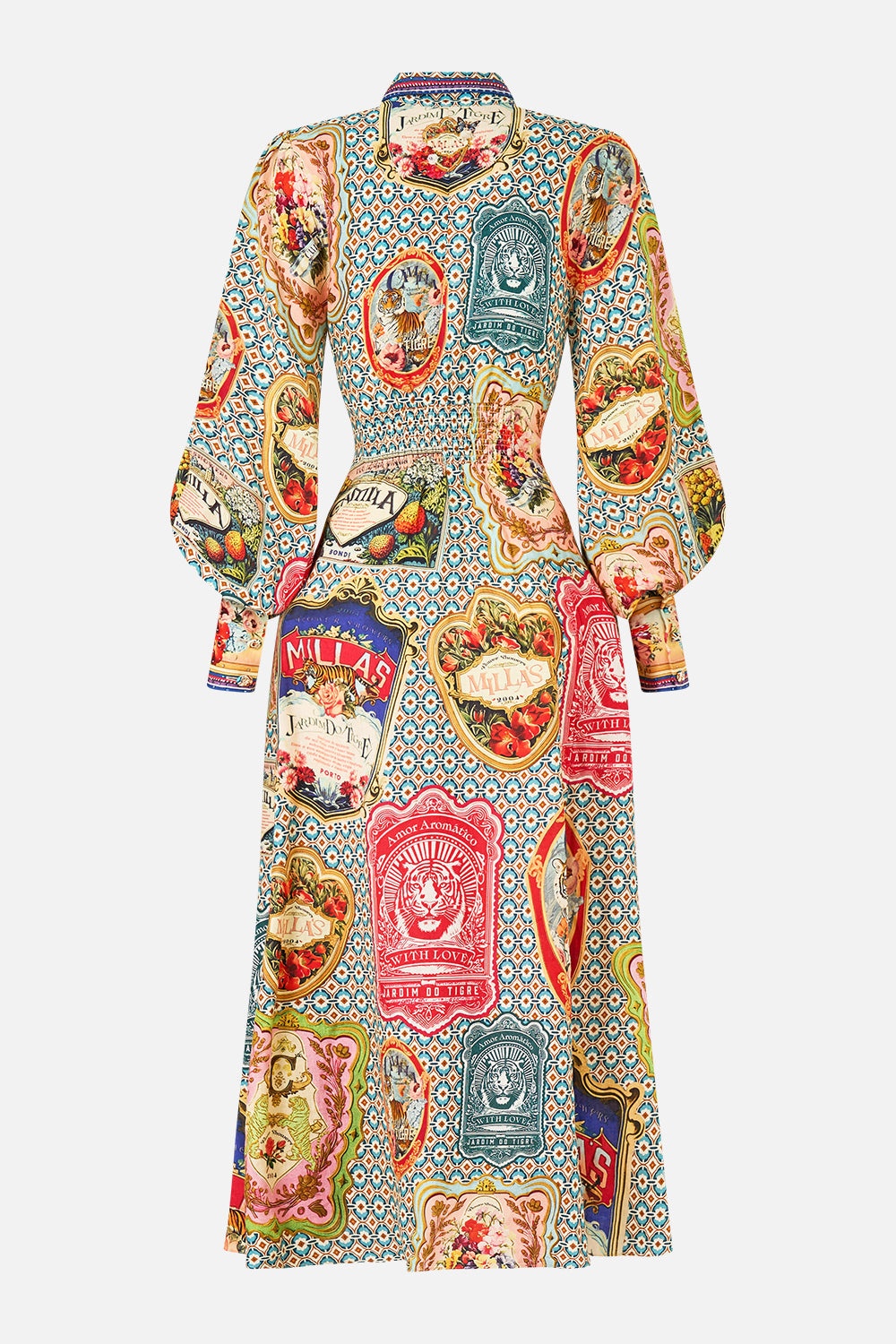 WAIST TIE SHIRT DRESS - 8