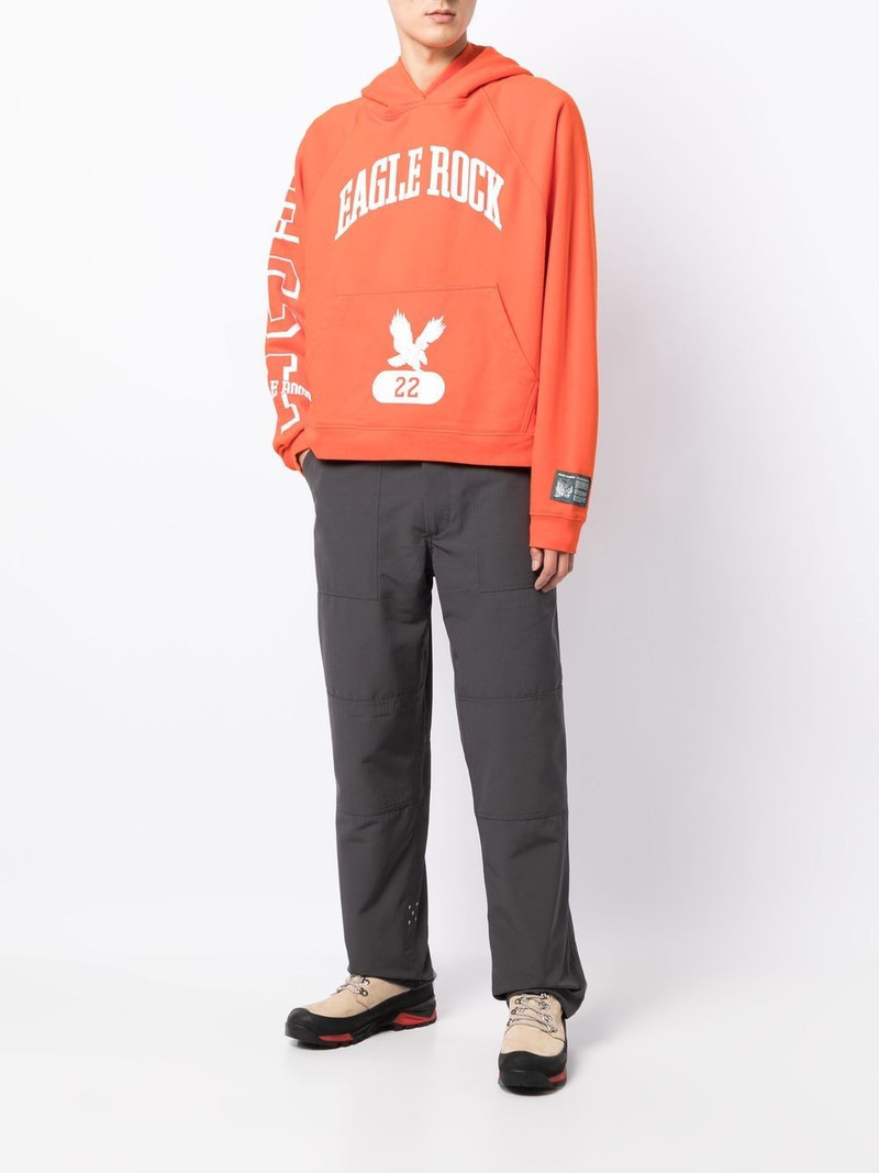 REESE COOPER® logo-print cotton hoodie outlook